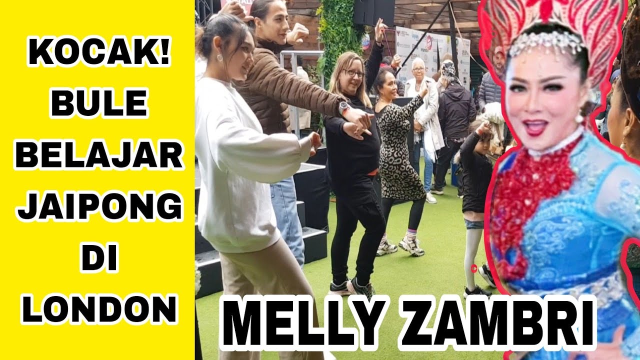 Bule Tari Jaipong di London Bersama Melly Zambri si Putri Malam