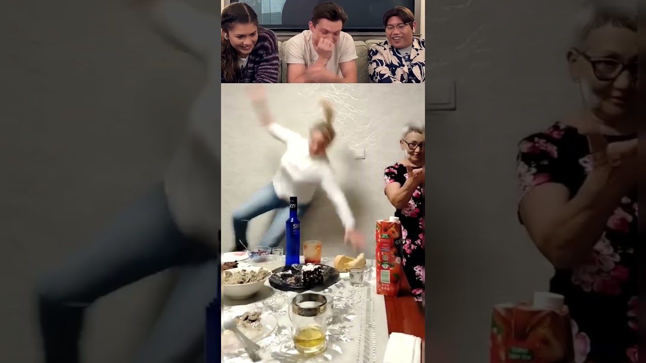 Best Tom Holland  & friends reaction viral video part93#tomholland  #funny #trynottolaugh #viral