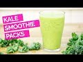 Kale smoothie packs 3 recipes