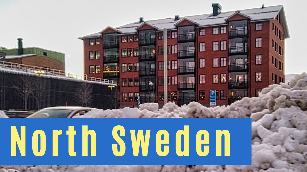 Walk in North Sweden, Piteå. Sundsgatan to Badhusparken - YouTube