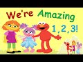 SESAME STREET | We`re Amazing 1,2,3! | A Story About Friendship | ELMO