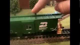 5 minute review athearn ho scale bn bay window caboose 3 16 14