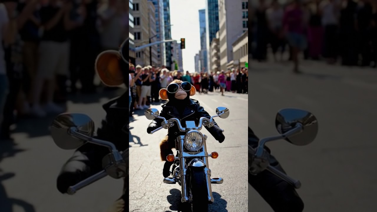 monkey in public........