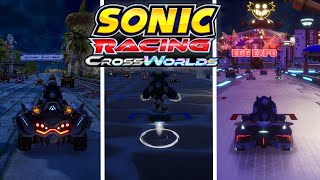 SONIC RACING CROSSWORLD MAIS LES CIRCUITS SONT DE NUIT screenshot 2