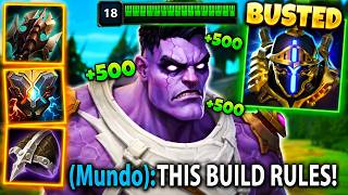 I invented a new Dr. Mundo build and it's actually cracked! (CRAZY ULT EFFECT)