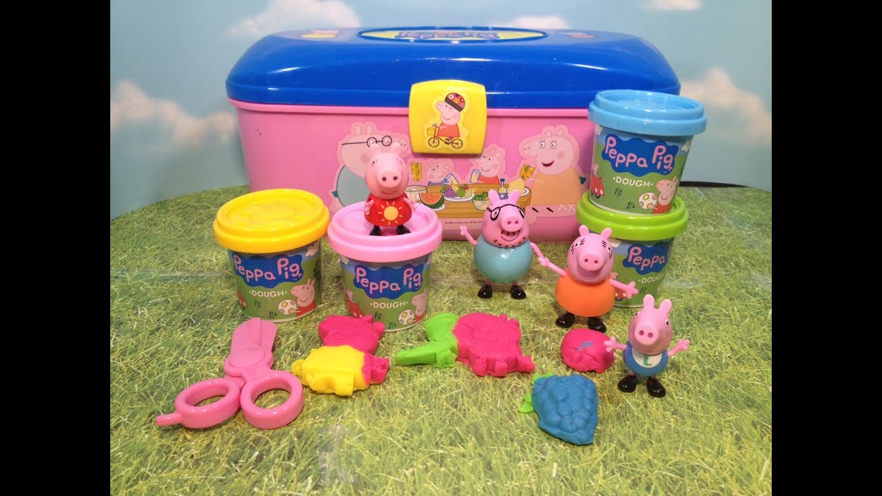 Pâte à modeler Peppa Pig Pique nique de Peppa Pig Picnic Dough Set