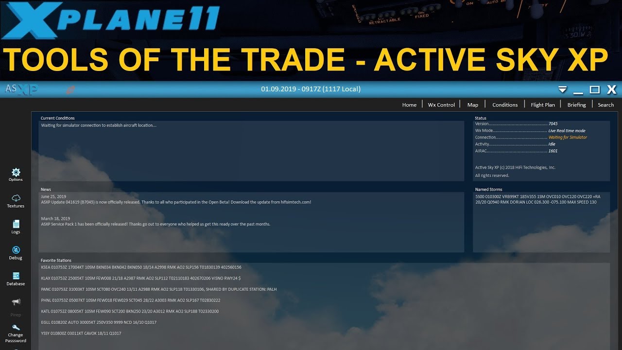 TOOLS OF THE TRADE - ACTIVE SKY XP (ENGLISH)
