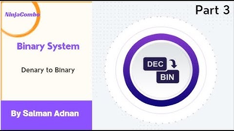Decimal to Binary - 27 to binary | Convert Denary to Binary | Part 3