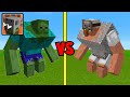 MUTANT ZOMBIE vs MUTANT VILLAGER in Craftsman Building Craft