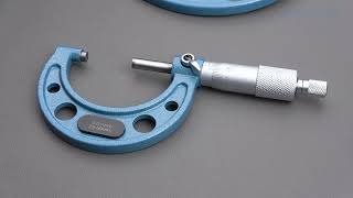 0-150mm Premium Outside Micrometer Machinist Tool Set Round Frame 0.0001"/0.01mm Precision