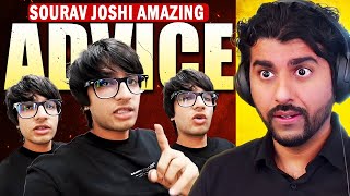Sourav Joshi gives insane motivational advice 