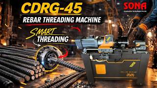 Cdrg-45 Rebar Threading Machine16-40Mm Rebar Coupler Machine For Construction