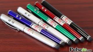 Laser Pointer and LED Light Stylus Pen 2pk