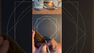 How to draw Squaring the Circle. Circle circumference = Square Perimeter. Fast Net Worth