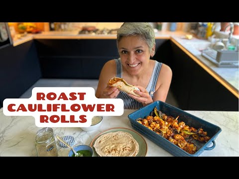 ROAST CAULIFLOWER ONION ROLL  Delicious healthy and so easy to prepare  Food with Chetna