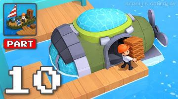 Ship Craft: Seaport Tycoon - Gameplay Walkthrough Part 10 - Build Ships Run the Port (iOS, Android)