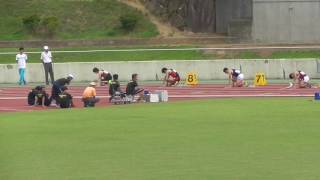 2017 8大 男子200m 対校1組6レーン 真田