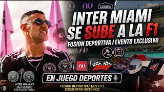 JUGADORES DE INTER MIAMI se unen a CELEBRACIÓN DE LA F1