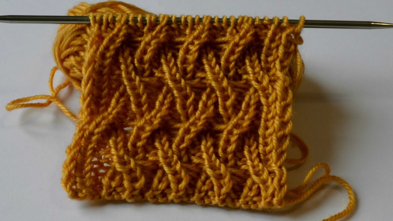 Классный узор спицами 