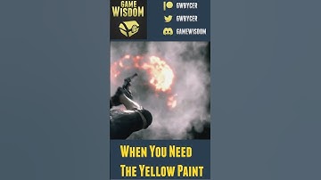 When Your Game Might Need The Yellow Paint | #gamewisdom Design Short #gamedesign #indiedev