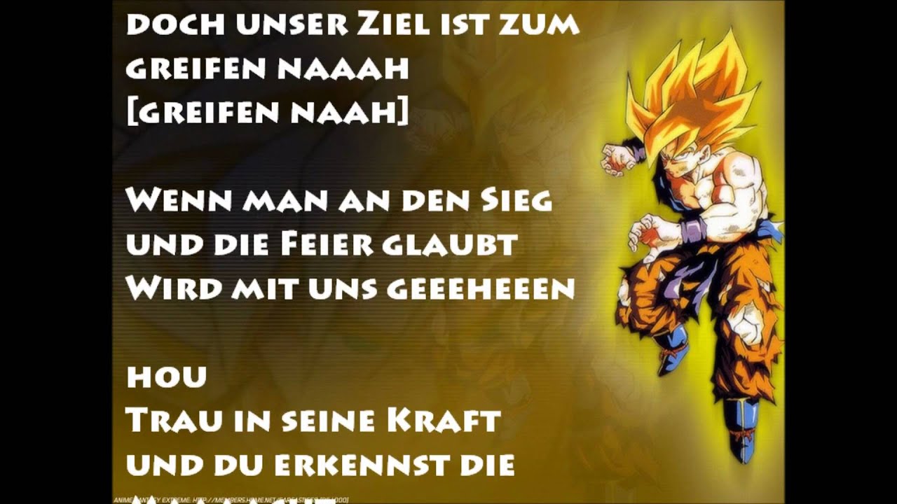 Dragon Ball Z - Chala Head Chala Full song German + lyrics ...