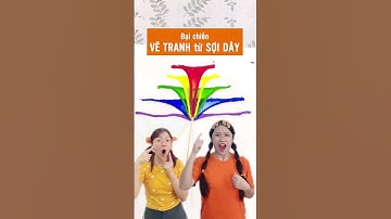 (Tập 1) Đại chiến vẽ tranh bằng sợi dây! Lee Cie & Cà Rốt ai vẽ sáng tạo hơn? #leeciehayhoi #shorts