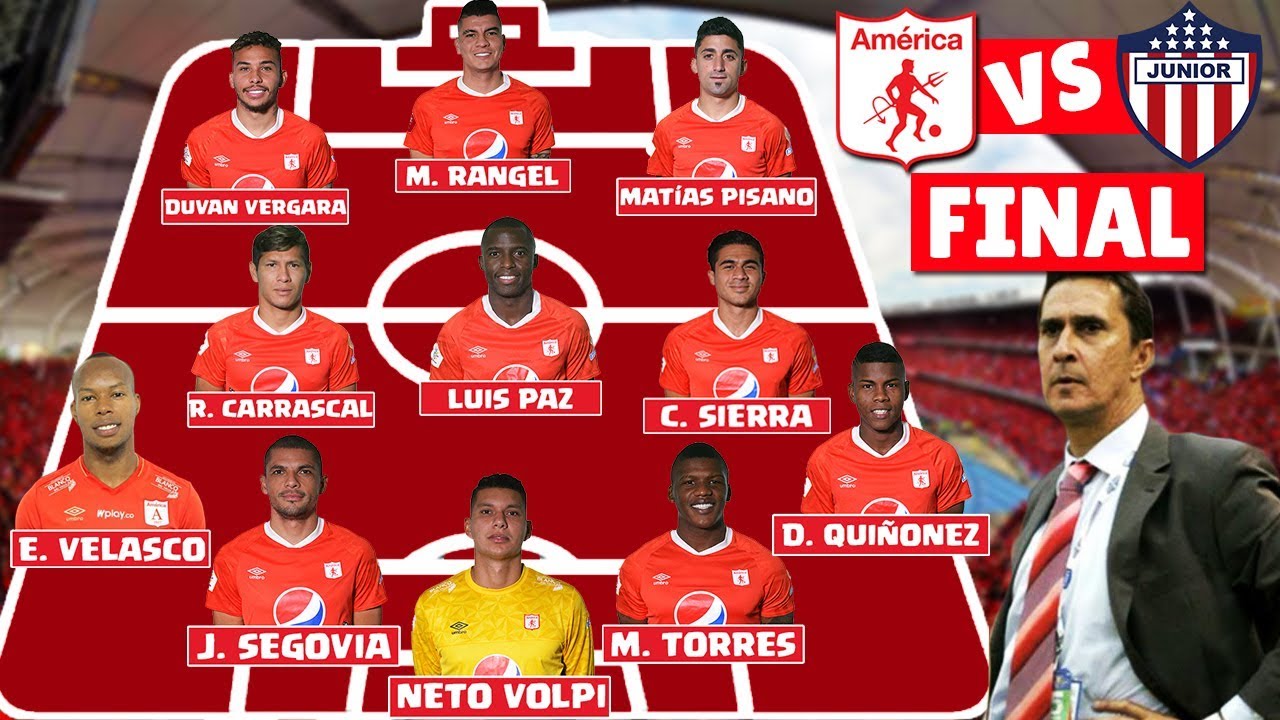 Titular Del América De Cali Para Enfrentar Al Junior En La Gran Final