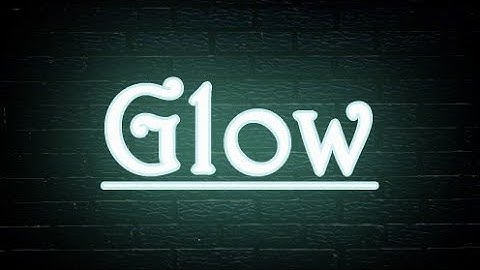 glow effect | easy way | adobe photoshop 7.0 | baali effects