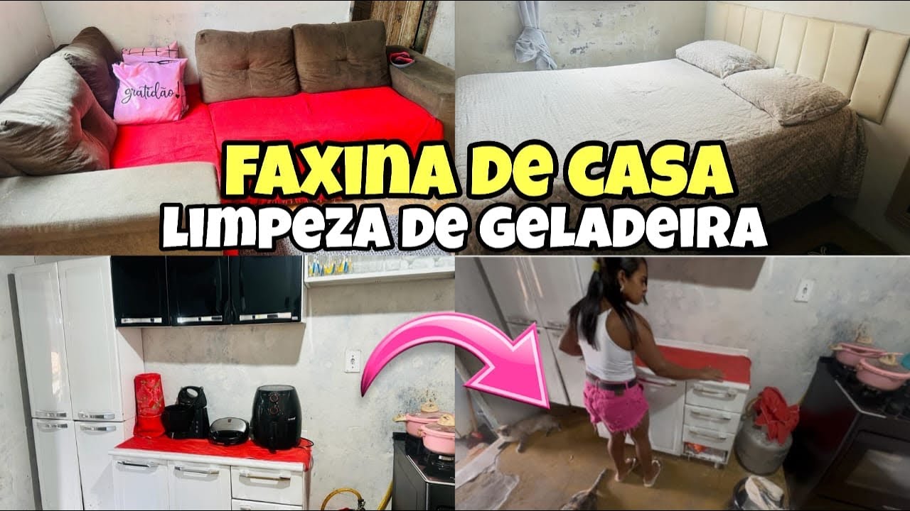 Faxina De Casa + Limpeza De Geladeira 