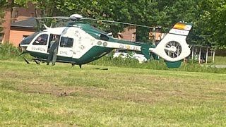 Cuartel de MUNGIA. HELICÓPTERO CUCO Y Drones un Par 