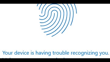 Fix Windows Hello Fingerprint Error Your Device Is Having Trouble Recognizing You Windows 11/10 PC