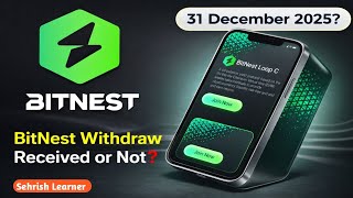 BitNest Withdraw Received on 31-12-2025 or Not? | BitNest Loop C Latest Update