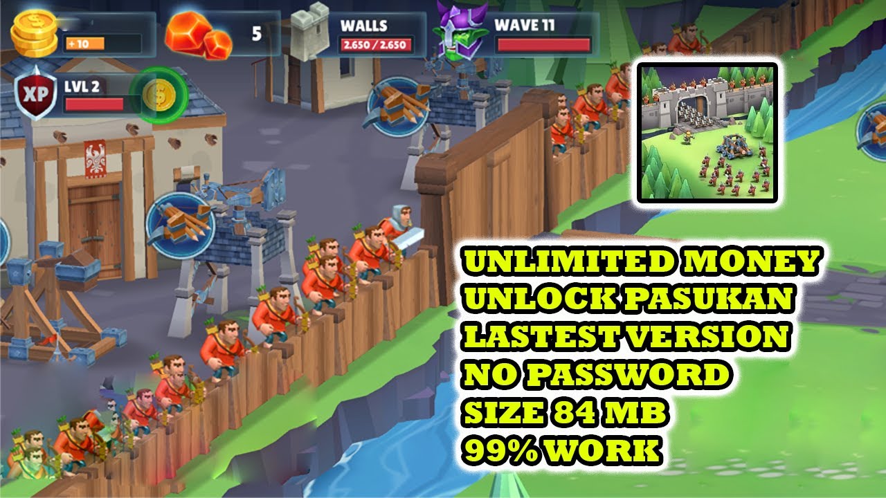 Game of Warriors mod apk terbaru 2023 version 1.6.1 Unlimited Coins & No password
