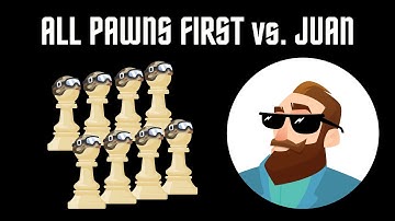 All pawns first vs. Juan Bot - Unexpected result