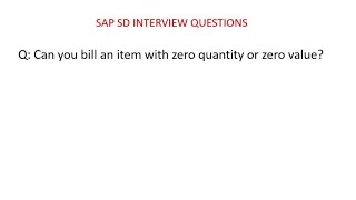 SAP SD INTERVIEW QUESTIONS || Billing Net Worth
