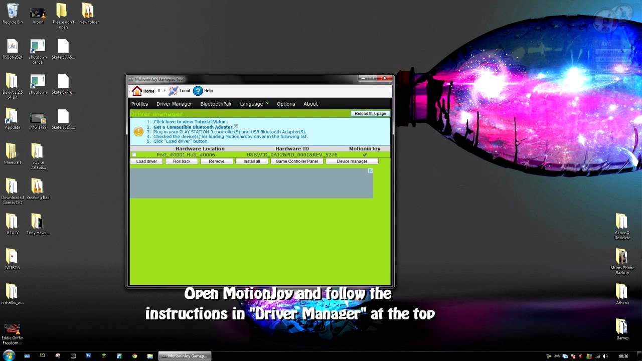 How to Play PC Games With a PS3 Controller - MotionJoy Tutorial - YouTube