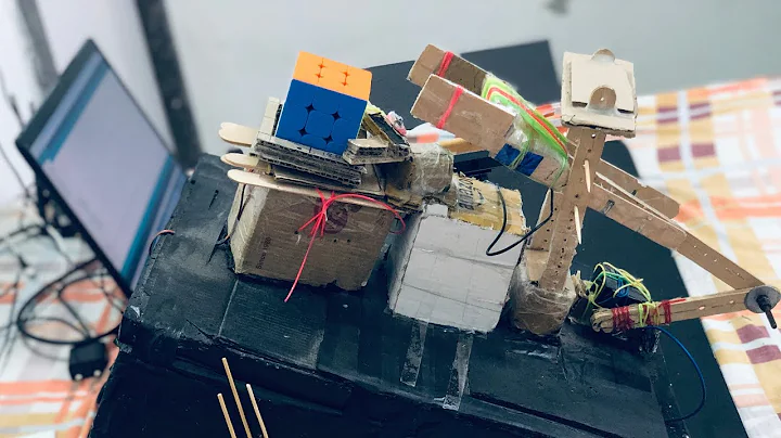 *RUBIK'S CUBE* SOLVING ROBOT | CUBOLVER 1.0| DIY |ARDUINO PROJECT