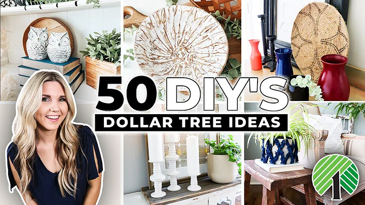 50 Dollar Tree DIY's + Hacks (Watch This To Be A D...