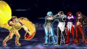 [Mugen KOF] Supreme Athena Asamiya Vs Orochi Iori  Yagami Team