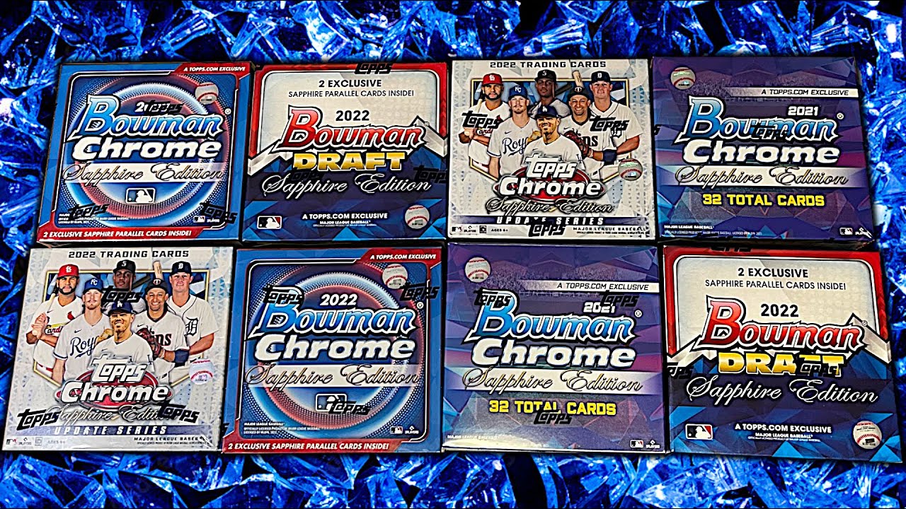 2022 Bowman Chrome Sapphire, Draft Sapphire, Update Sapphire & MORE