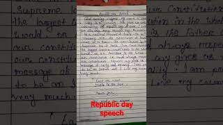 best speech of Republic day