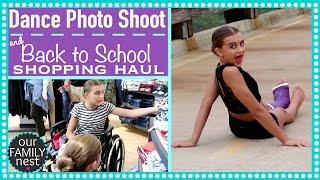 DANCE PHOTO SHOOT & BACK TO SCHOOL SHOPPING HAUL