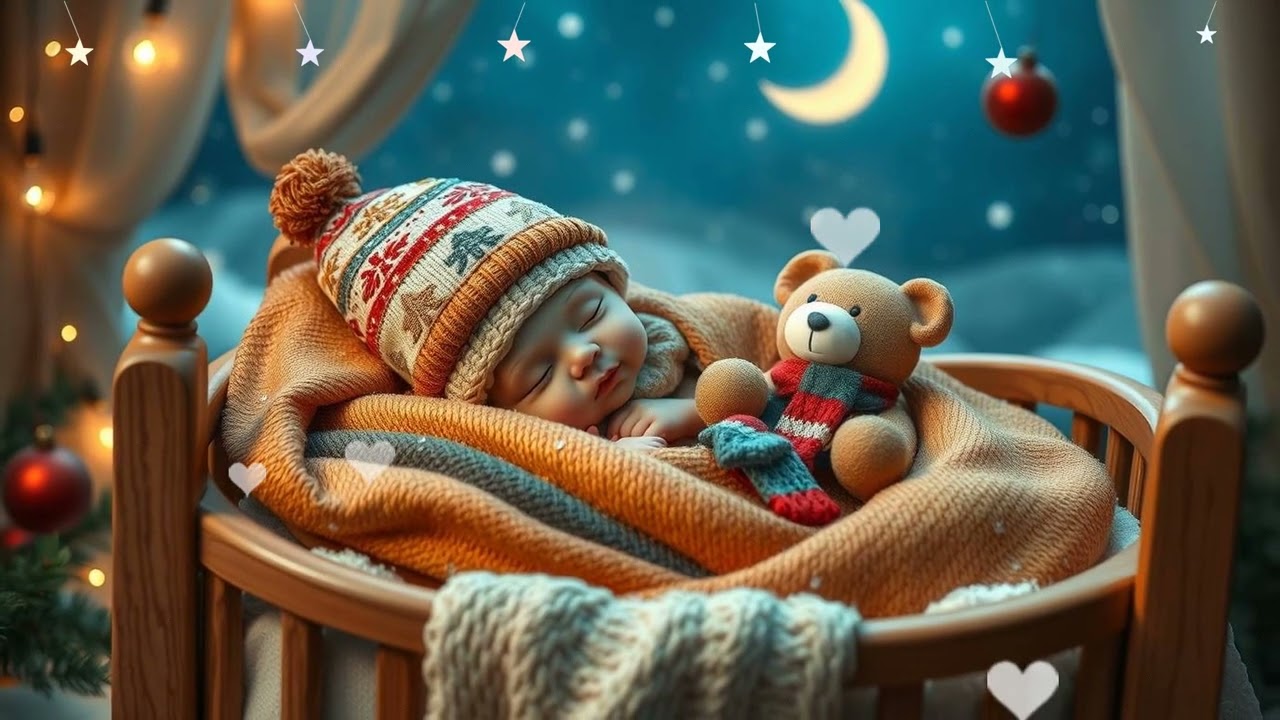 🌜 Warm Winter’s Night Lullaby for Baby Serenity 💖  Follow for Gentle Calm