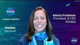 NASA Astronauts Ring the Opening Bell for Nasdaq