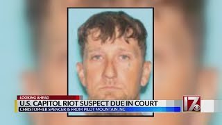 NC man accused in US Capitol riots to appear in court