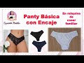 Panty Básica con Encaje. En máquina de coser Familiar