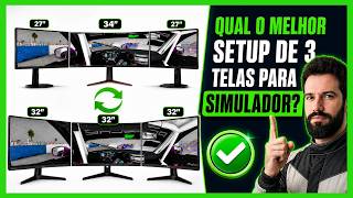 3 Simulator Racing Cockpit Monitors. Which is best for simracing? screenshot 3