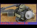 【ガンプラ】#2 HGUCザクキャノンをあちこち改修しながら作る　Making Zaku Cannon while remodeling here and there.