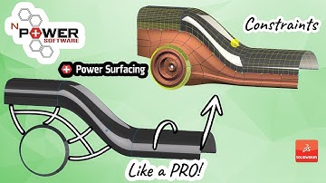 Connecting 2 Bodys with the New Constraints | Power Surfacing  - Solidworks
