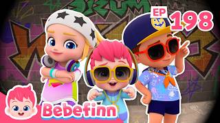 Hip-Hop Bebefinn! 🧢🔥 | EP198 | Best Dance Beat & Remix | Kids Hip-Hop Challenge